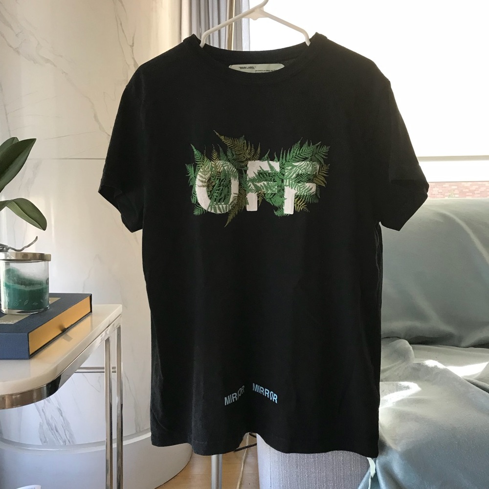 off white fern t-shirt